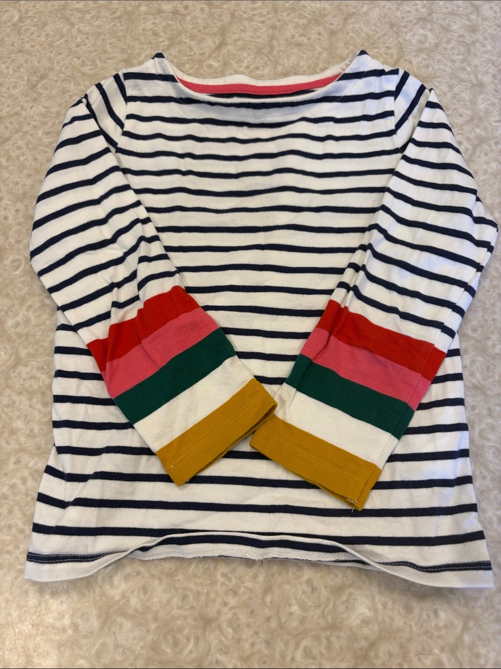 (2/$25) Mini boden striped long-sleeved T-shirt
